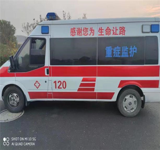 和平镇救护车出租服务案例3